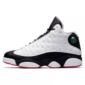 Мужские кроссовки Air Jordan 13 Retro He Got Game 2018 Белый Черный True-Red 414571-104 42.5