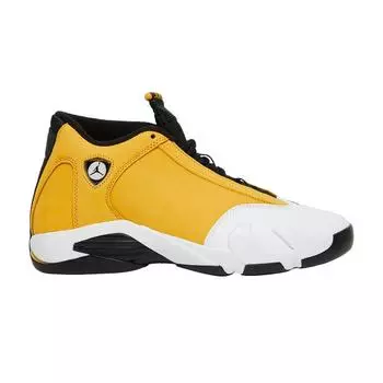 Мужские кроссовки Air Jordan 14 Retro Ginger Желтые Светло-рыжие Черные 487471-701 42