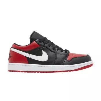 Мужские кроссовки Air Jordan 1 Low Alternate Bred Toe Black Gym-Red White 553558-066 44