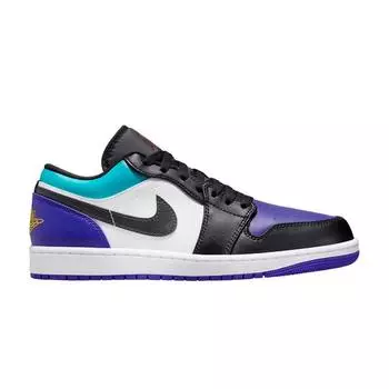 Мужские кроссовки Air Jordan 1 Low Aqua Purple White Court-Purple 553558-154 47.5