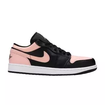 Кроссовки Air Jordan 1 Low Crimson Tint Unisex Pink Black Hyper-Pink 553558-034 44.5