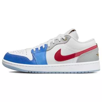 Мужские кроссовки Air Jordan 1 Low SE Philippines белые Game-Royal Ice-Blue FN8901-164 47.5