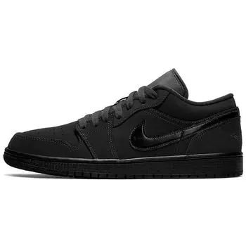 Мужские кроссовки Air Jordan 1 Low Triple Black 553558-056