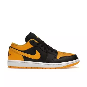 Мужские кроссовки Air Jordan 1 Low Yellow Ocher Black White 553558-072 45