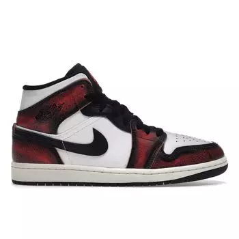 Мужские кроссовки Air Jordan 1 Mid SE Wear-Away White Black Sail DV9565-006 40