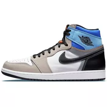 Мужские кроссовки Air Jordan 1 Retro High OG Prototype серо-белые многоцветные DC6515-100 40.5