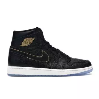 Мужские кроссовки Air Jordan 1 Retro High OG City of Flight Черный Summit-Белый-Металлик-Золотой 555088-031