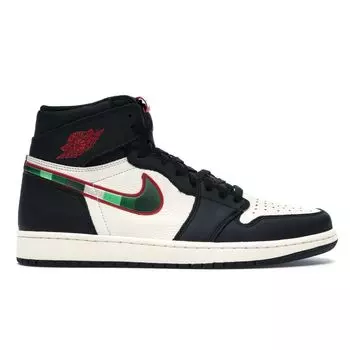 Мужские кроссовки Air Jordan 1 Retro High OG A Star Is Born Black Sail-University-Blue-Varsity-Red 555088-015