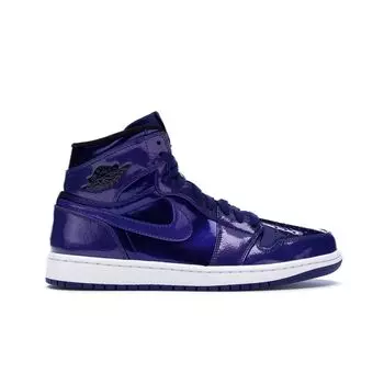 Мужские кроссовки Air Jordan 1 Retro High Deep Royal Синие Черно-Белые 332550-420