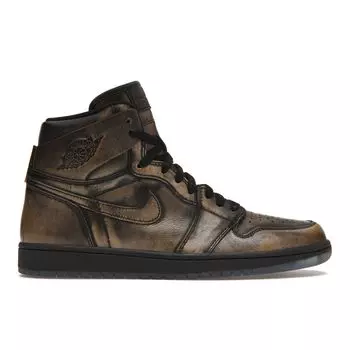 Мужские кроссовки Air Jordan 1 Retro High OG Wings Медно-черный металлик-золото-черный AA2887-035