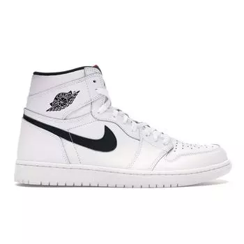 Мужские кроссовки Air Jordan 1 Retro High OG Premium Yin Yang белые черно-белые 555088-102