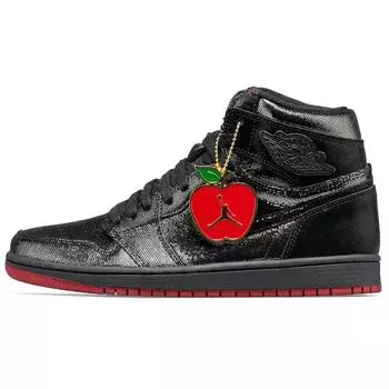 Мужские кроссовки Air Jordan 1 Retro High OG SP Gina черные черно-белые-красные CD7071-001