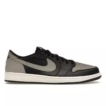 Мужские кроссовки Air Jordan 1 Retro Low OG Shadow 2015 Black Medium-Grey-Sail 705329-003