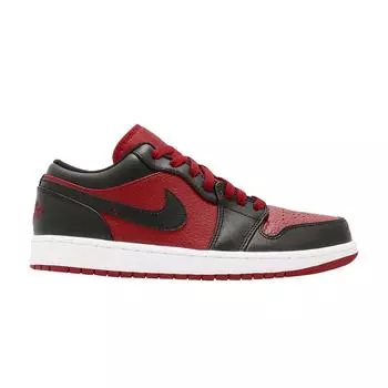 Мужские кроссовки Air Jordan 1 Retro Low Gym красные черно-белые 553558-610