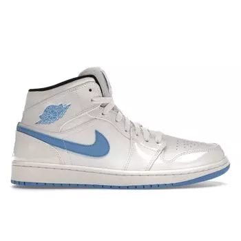 Мужские кроссовки Air Jordan 1 Retro Mid Legend Blue белые 554724-127