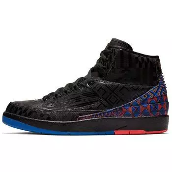 Мужские кроссовки Air Jordan 2 Retro Black History Month 2019 металлик-золотой BQ7618-007