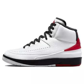 Мужские кроссовки Air Jordan 2 Retro Chicago 2022 Белый Varsity-Красный Черный DX2454-106 41