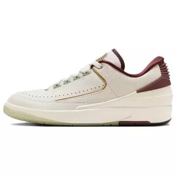 Мужские кроссовки Air Jordan 2 Retro Low Year of the Dragon кремового цвета с парусом и кедром FJ3468-100 40.5