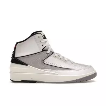 Мужские кроссовки Air Jordan 2 Retro Python Белый Огненно-Красный Черный DR8884-102 47.5