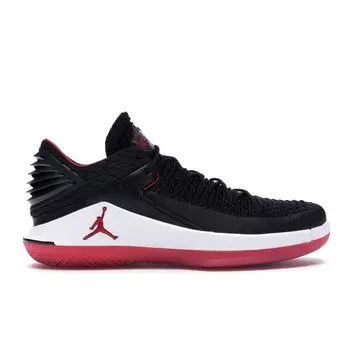 Мужские кроссовки Air Jordan 32 Low Banned черные университетские красно-белые AA1256-001
