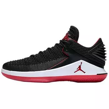 Мужские кроссовки Air Jordan 32 Low PF Banned черные университетские красно-белые AH3347-001