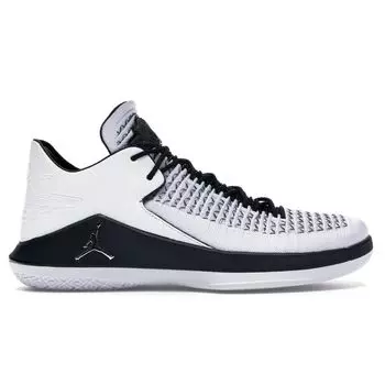 Мужские кроссовки Air Jordan 32 Low Wing It Белый металлик-серебристый-черный AA1256-102