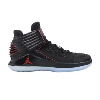 Мужские кроссовки Air Jordan 32 PF Banned черные, университетский красный AH3348-001