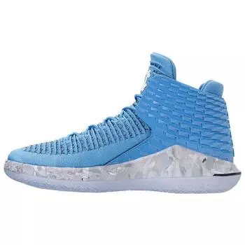Мужские кроссовки Air Jordan 32 UNC синие, университетские, темно-синие, белые, AA1253-406