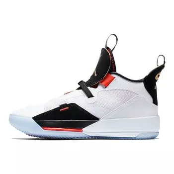 Мужские кроссовки Air Jordan 33 PF Future of Flight Белый металлик-золотой Черный BV5072-100