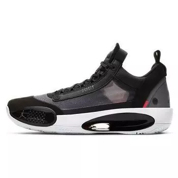 Мужские кроссовки Air Jordan 34 Low PF Heritage черный металлик-серебристый белый CU3475-001