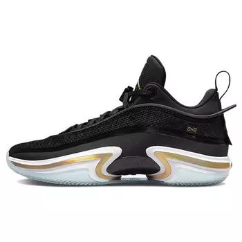 Мужские кроссовки Air Jordan 36 Low DMP черный металлик-золотой белый DH0833-071 40.5