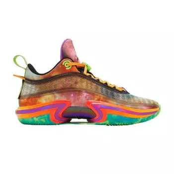 Мужские кроссовки Air Jordan 36 Low EYBL разноцветные черные электрик-зеленые DV5264-083 43