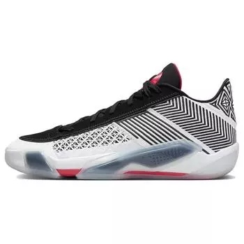 Мужские кроссовки Air Jordan 38 Low Fundamental 2.0 Белый Черный Сирена-Красный FD2326-101 42