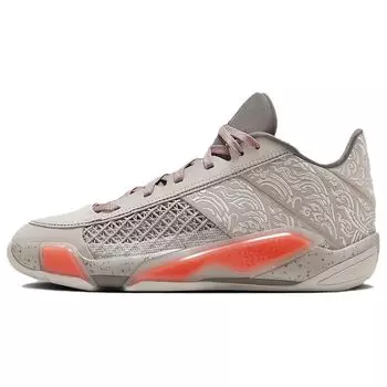 Мужские кроссовки Air Jordan 38 Low Torch серо-цементно-серые Hyper-Crimson FZ4161-002 47.5