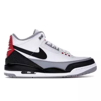 Мужские кроссовки Air Jordan 3 Retro NRG Tinker белые огненно-красно-цементно-серо-черные AQ3835-160 45