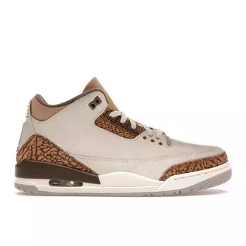 Мужские кроссовки Air Jordan 3 Retro Palomino кремовый светло-коричневый металлик-золотой CT8532-102 42