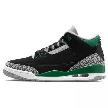 Мужские кроссовки Air Jordan 3 Retro Pine Green Черный цементно-серый белый CT8532-030 42.5