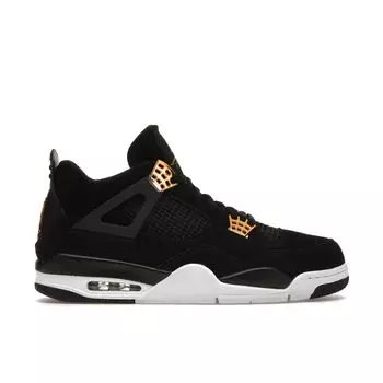Мужские кроссовки Air Jordan 4 Retro Royalty Черный металлик-золото-белый 308497-032