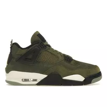 Мужские кроссовки Air Jordan 4 Retro SE Craft Olive зеленые средне-оливковые бледно-ванильные FB9927-200 44