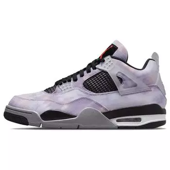 Мужские кроссовки Air Jordan 4 Retro Zen Master разноцветные аметистово-волнистые ярко-малиновые DH7138-506 40.5