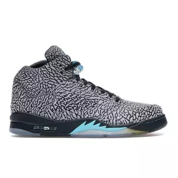 Мужские кроссовки Air Jordan 5 Retro 3Lab5 Серый цементно-серый гамма-синий-черный 599581-007
