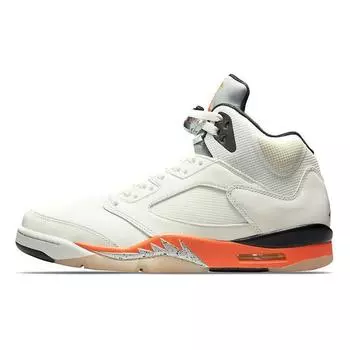 Мужские кроссовки Air Jordan 5 Retro Shattered Backboard White Sail Orange-Blaze DC1060-100 40.5