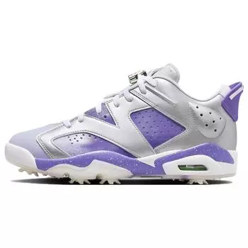 Мужские кроссовки Air Jordan 6 Retro Low Golf NRG US Open серебристый металлик-серебристый Action-Grape FD0205-055 42