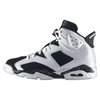 Мужские кроссовки Air Jordan 6 Retro Oreo Белый Черный 384664-101