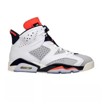 Мужские кроссовки Air Jordan 6 Retro Tinker красный белый инфракрасный-23-нейтральный-серый-белый-парус 384664-104