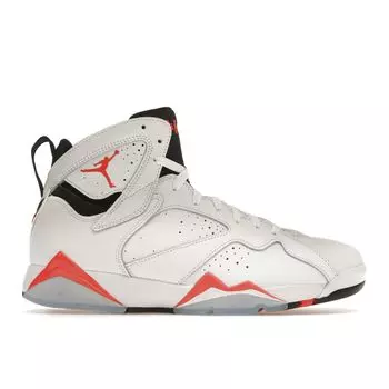 Мужские кроссовки Air Jordan 7 Retro White Infrared Crimson Black CU9307-160 42