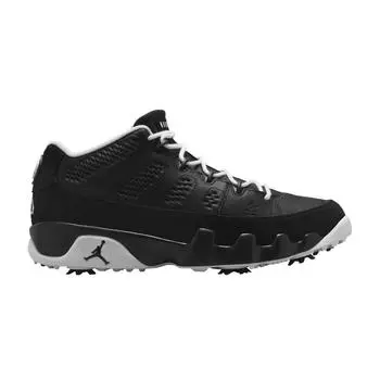 Мужские кроссовки Air Jordan 9 Low Golf Barons черный белый металлик-красный-бронзовый FN6930-001