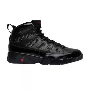 Мужские кроссовки Air Jordan 9 Retro Bred Черные Антрацит-Университет-Красный 302370-014