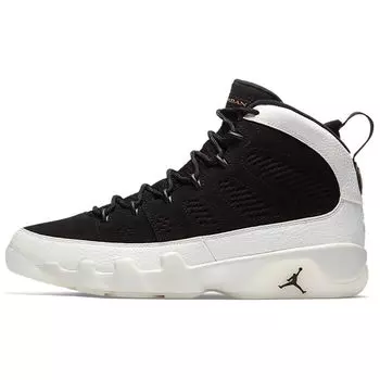 Мужские кроссовки Air Jordan 9 Retro City of Flight Черный Summit-Белый-Металлик-Золотой-Черный 302370-021
