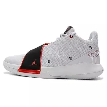 Мужские кроссовки Air Jordan CP3.XI Houston белые университетские красно-черные AA1272-101